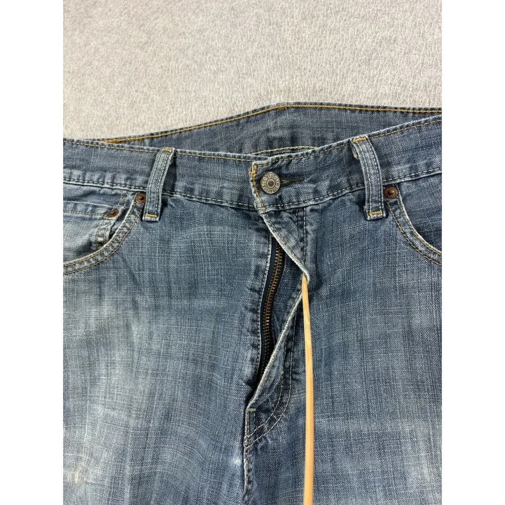 Levi's 569 Destroyed 5 Pocket Jeans (Men's 36x32) Blue‎